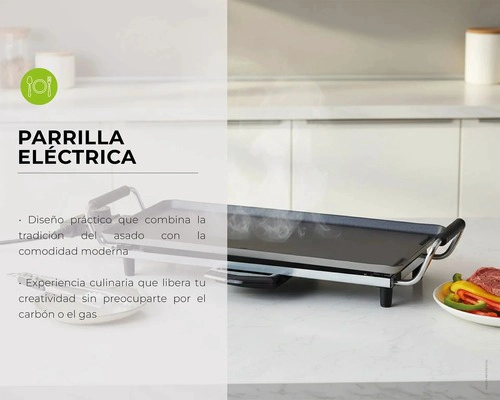 PLANCHA PARRILLAS ELECTRICAS ANTIADHERENTE NEX - 4