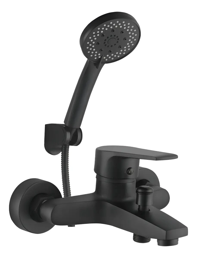 LLAVE MONOMANDO TINA DUCHA NOTTE ACABADO MATE - 1