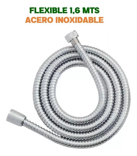 JUEGO DUCHA SET MANGO SOPORTE FLEXIBLE 1,6 MT SWERTT TAUMM - 2