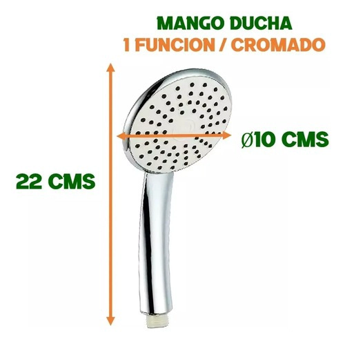 JUEGO DUCHA SET MANGO SOPORTE FLEXIBLE 1,6 MT SWERTT TAUMM - 4