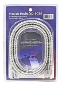 FLEXIBLE DE DUCHA ACERO INOXIDABLE 1,85 MTS SPIEGEL TAUMM - 2