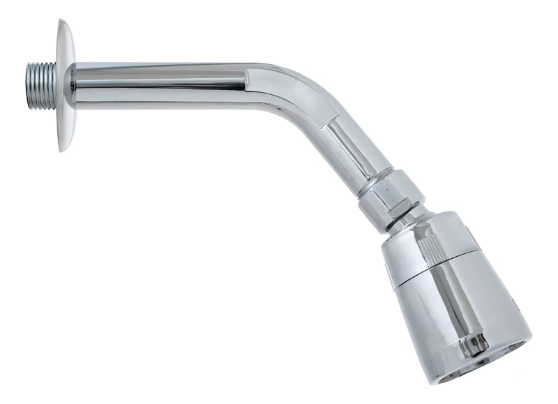 BRAZO DUCHA CROMADA PLASTICO AL MURO CON DIFUSOR TAUMM - 2