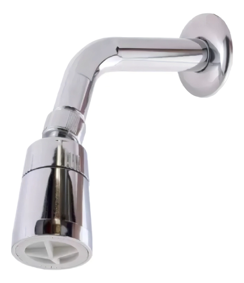 BRAZO DUCHA CROMADA PLASTICO AL MURO CON DIFUSOR TAUMM - 3
