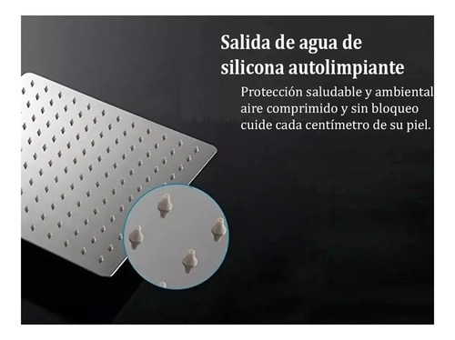 PLATO DUCHA CUADRADO ACERO INOXIDABLE 25X25 CMS TAUMM - 3