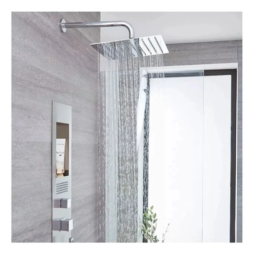 PLATO DUCHA CUADRADO ACERO INOXIDABLE 25X25 CMS TAUMM - 4