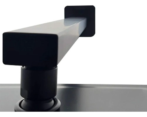 BRAZO DE DUCHA 40 CMS NEGRO MATE ACERO INOX SCHWARTZ TAUMM - 4