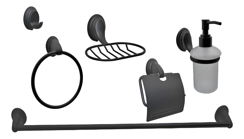 SET DE ACCESORIOS DE BAÑO 6 PIEZAS NOTTE TÄUMM - 1