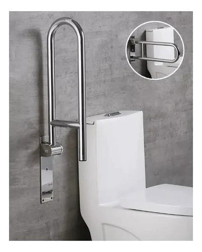 BARRA DE SEGURIDAD PASAMANO ABATIBLE PARA MINUSVALIDOS 78 CM - 4