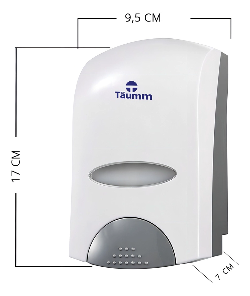DISPENSADOR JABON PLASTICO AL MURO 500 ML - 3