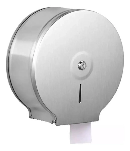 DISPENSADOR PAPEL HIGIE NICO ACERO INOXIDABLE CON LLAVE TAUMM - 1
