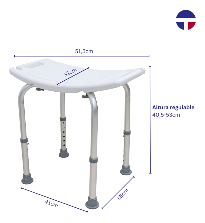 ASIENTO SEGURIDAD REGULABLE ANTIDESLIZANTE TÄUMM BLANCO - 3