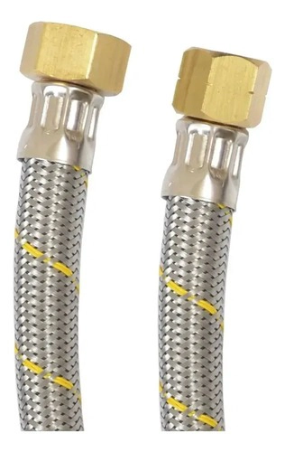FLEXIBLE GAS 3/8 HI IZQUIERDO X 1/2 HI 100 CMS TAUMM SEC - 2