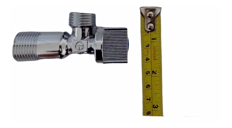 LLAVE ANGULAR HE-HE 1/2 CON ACCESORIO PARED TAUMM - 4