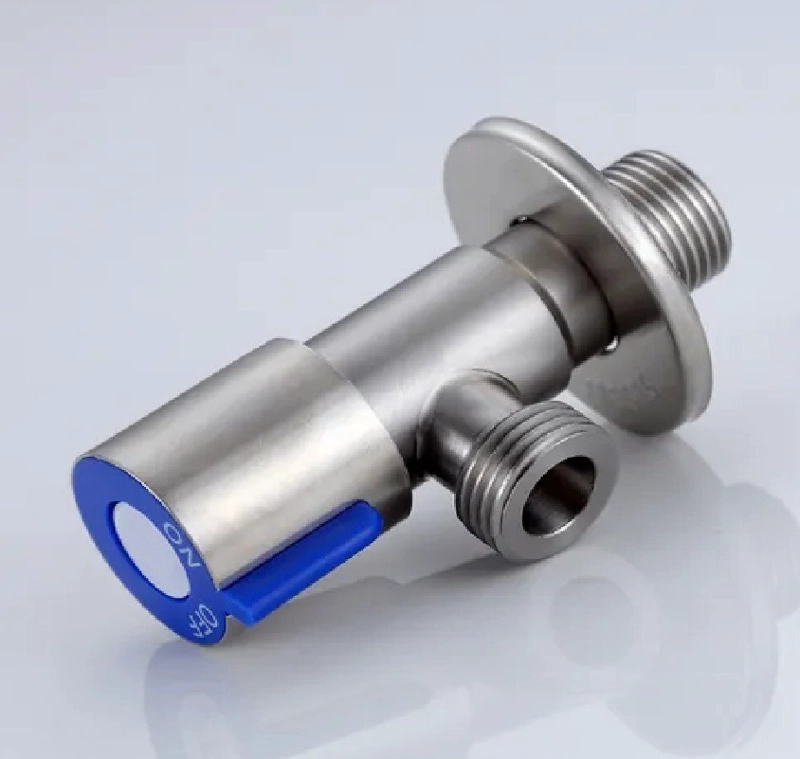 LLAVE ANGULAR HE-HE 1/2 ACERO INOXIDABLE PARA ESTANQUE TAUMM - 4