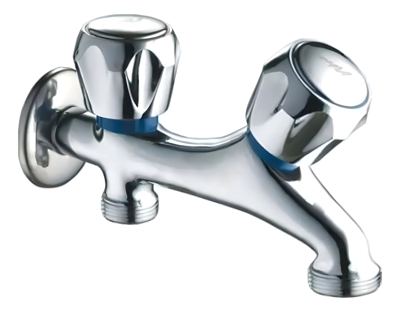 LLAVE LAVADORA-LAVADERO O JARDIN SIMULTANEA - 2 SALIDAS 3/4 - 1
