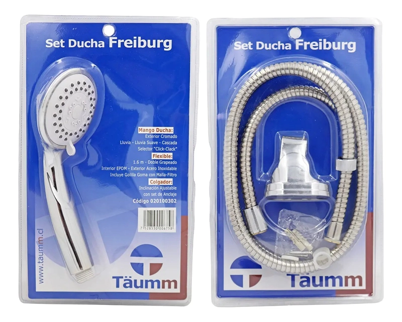 SET DE DUCHA CON FLEXIBLE FREIBURG - 1