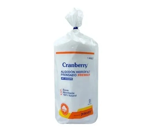 ALGODON HIDROFILO PREMIUM CRANBERRY 1 KG. DISCOS - 1