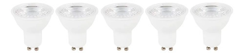 AMPOLLETA LED 6W GU10 LUZ FRIA 5 UNIDADES - 2