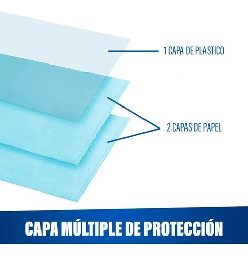 BABERO DENTAL IMPERMEABLE CRANBERRY CAMPO DE TRABAJO 100 UNI - 2
