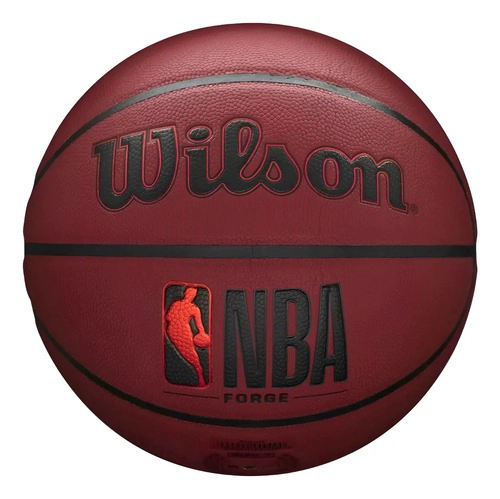 BALON DE BASKETBALL WILSON NBA FORGE CRIMSON TAMAÑO 7 CAFE - 1