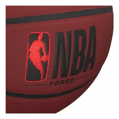 BALON DE BASKETBALL WILSON NBA FORGE CRIMSON TAMAÑO 7 CAFE - 5