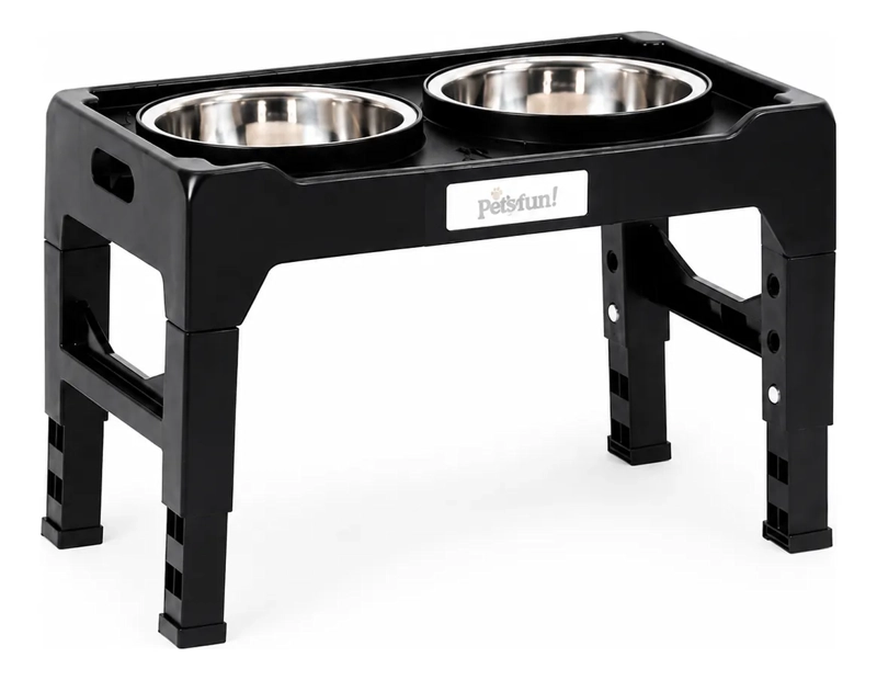 PLATO DOBLE ALTO ALTURA AJUSTABLE 1.4LT PETS FUN - 1
