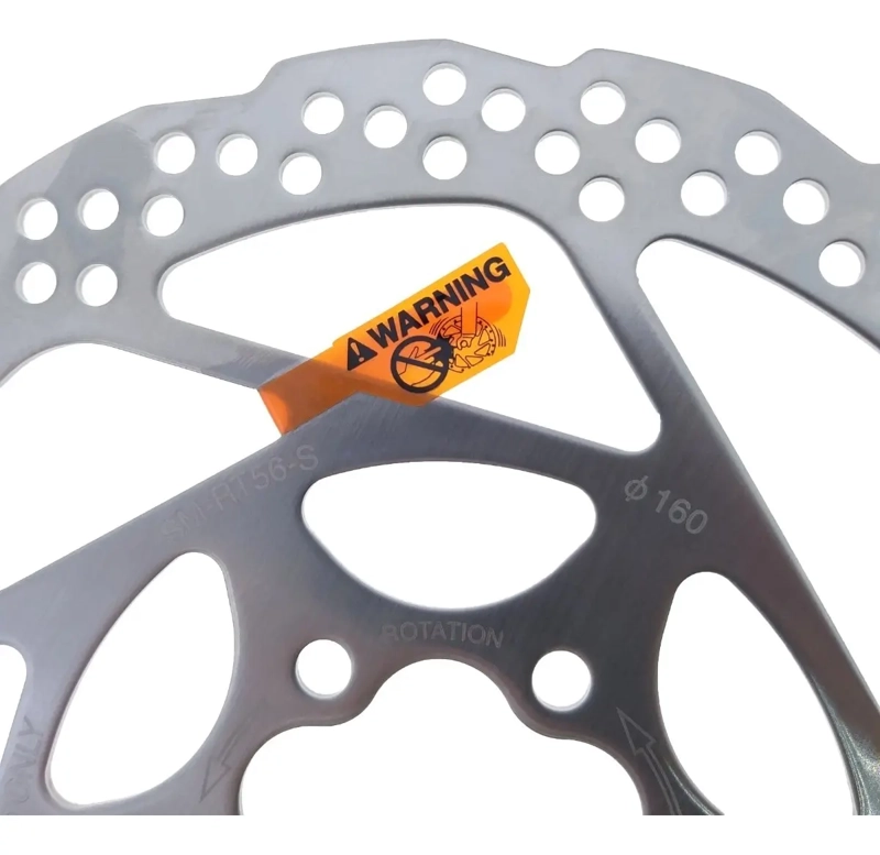 SHIMANO DISCO DE FRENO SM-RT56 160MM 6 TORNILLOS - 5