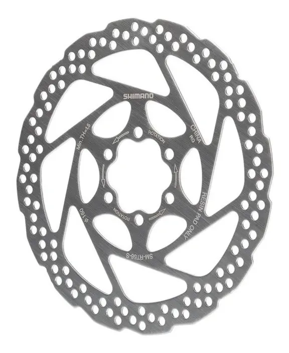 SHIMANO DISCO DE FRENO SM-RT56 160MM 6 TORNILLOS - 8