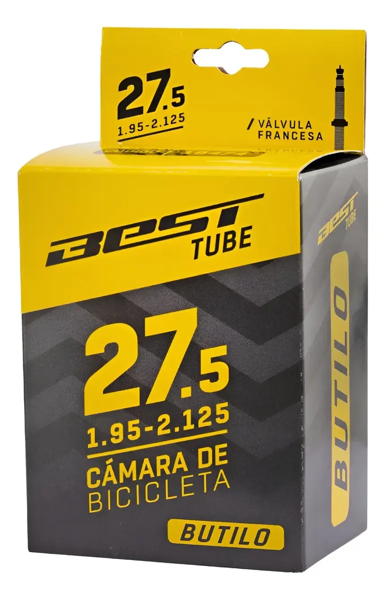 CAMARA BICICLETA BEST 27.5X1.95/2.125 VALVULA FRANCESA 48MM - 1