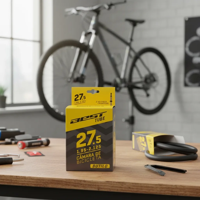 CAMARA BICICLETA BEST 27.5X1.95/2.125 VALVULA FRANCESA 48MM - 4