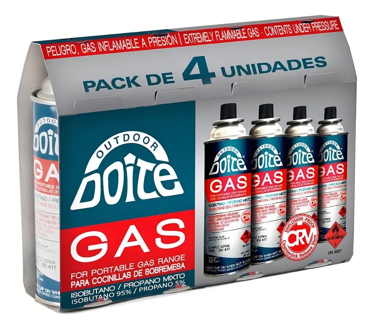 PACK GAS 227 GRS. DOITE - 1