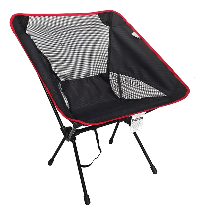 SILLA DE CAMPING CAÑO MALLA CON APOYABRAZOS ALPES - 1