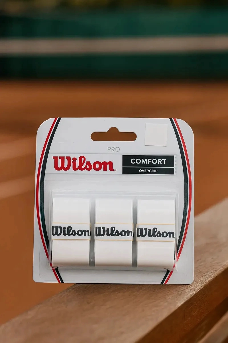 WILSON PRO WHITE OVERGRIP (PAQUETE CON 3 UNIDADES) - 9