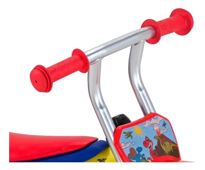 TRICICLO BIANCHI KID RIDER AMARILLO AZUL ROJO - 3