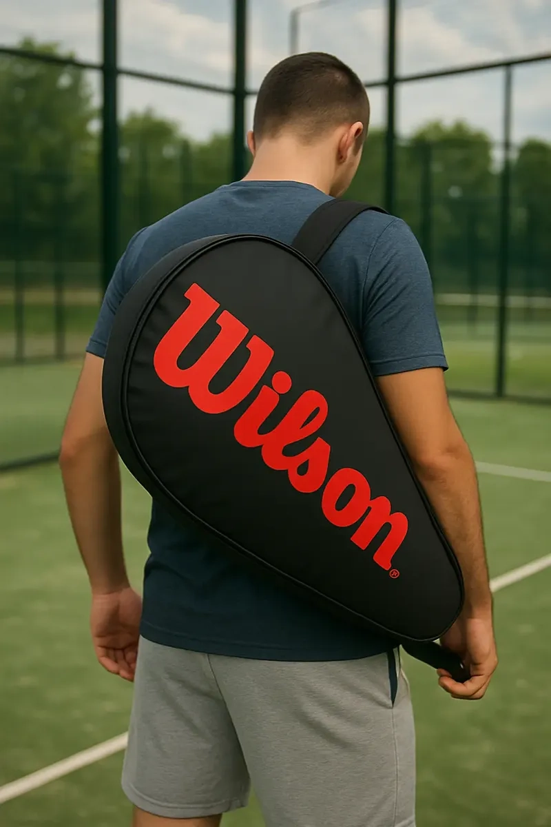 FUNDA PARA PALA DE PADEL WILSON COLOR NEGRO - 4