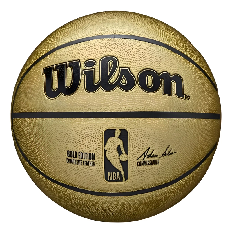 BALON DE BASKETBALL WILSON NBA COMMEMORATIVE GOLD #7 DORADO - 1