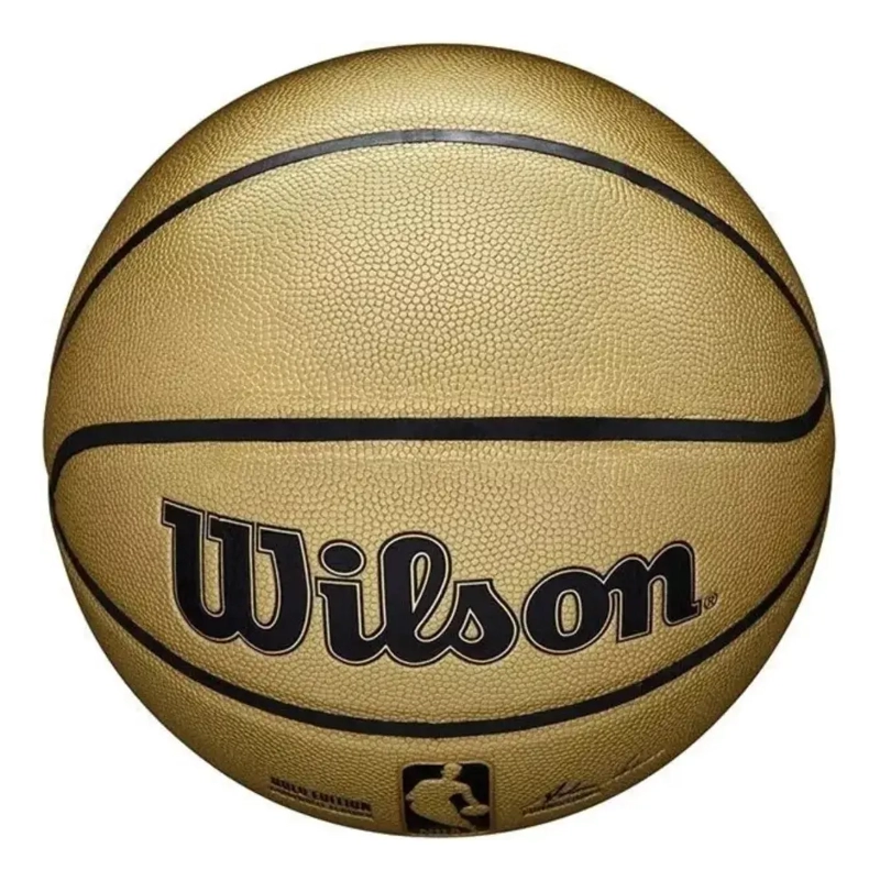 BALON DE BASKETBALL WILSON NBA COMMEMORATIVE GOLD #7 DORADO - 2