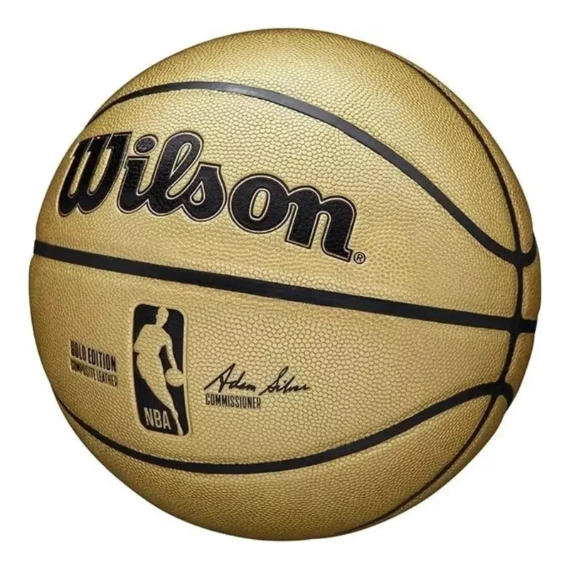 BALON DE BASKETBALL WILSON NBA COMMEMORATIVE GOLD #7 DORADO - 3