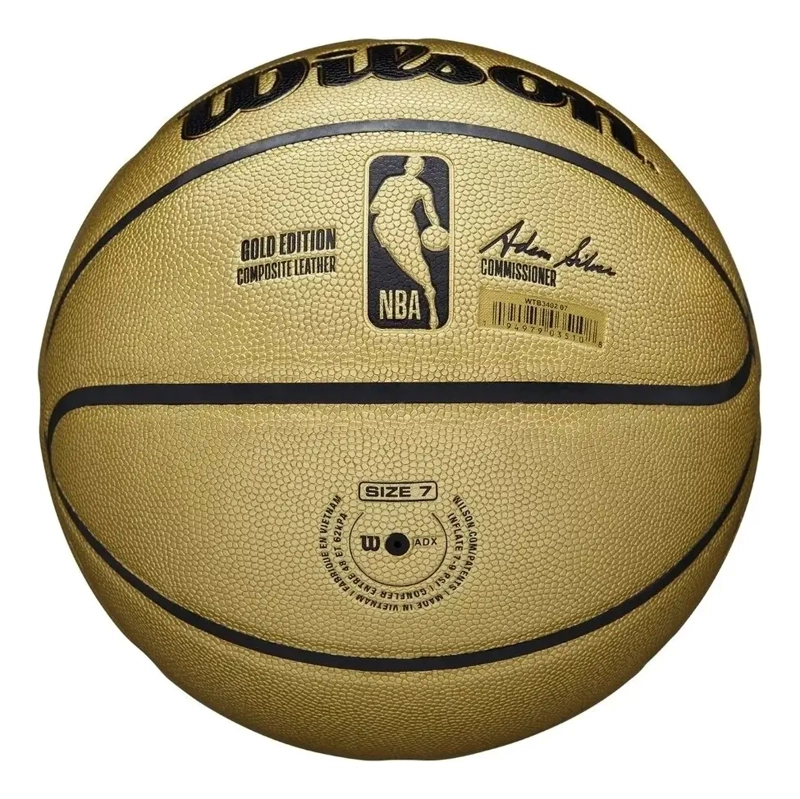 BALON DE BASKETBALL WILSON NBA COMMEMORATIVE GOLD #7 DORADO - 4