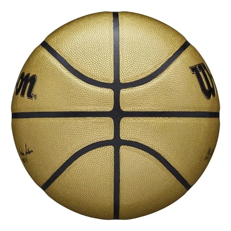 BALON DE BASKETBALL WILSON NBA COMMEMORATIVE GOLD #7 DORADO - 5