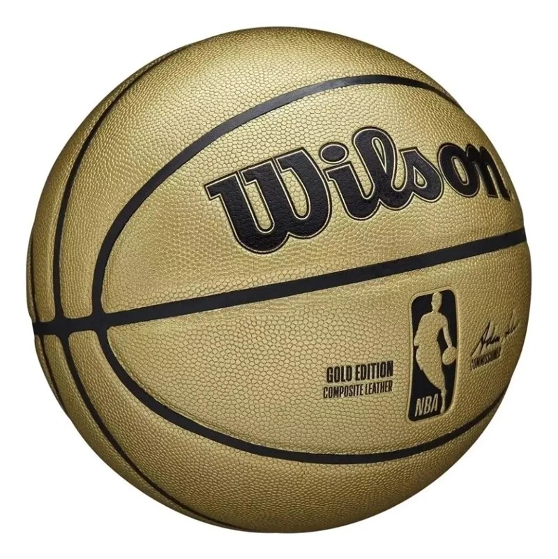 BALON DE BASKETBALL WILSON NBA COMMEMORATIVE GOLD #7 DORADO - 6