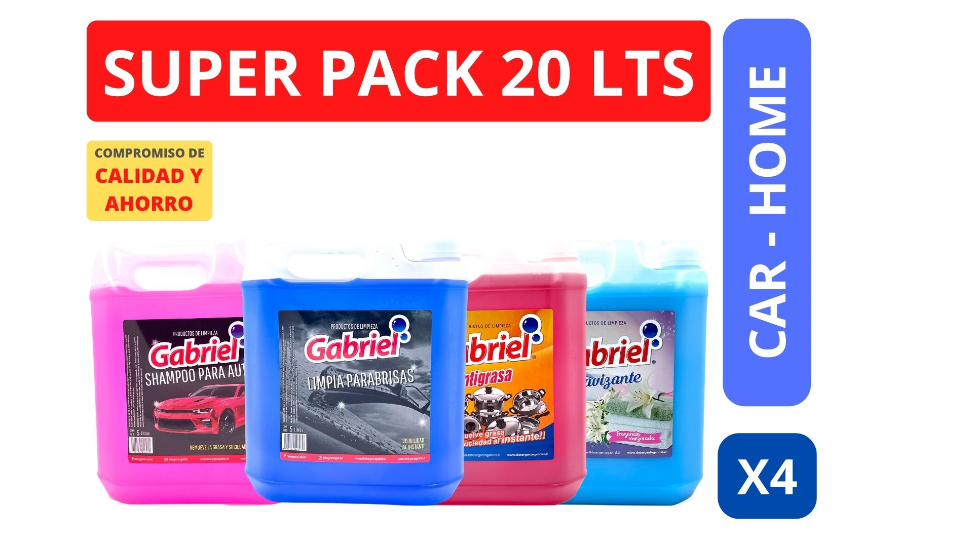 SET LIMPIEZA GABRIEL CAR HOME - 1