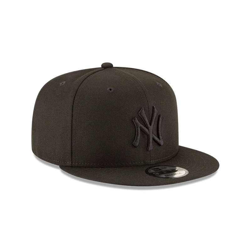 JOCKEY NEW ERA NEGRO NEW YORK YANKEES MLB 9FIFTY BLACK - 2