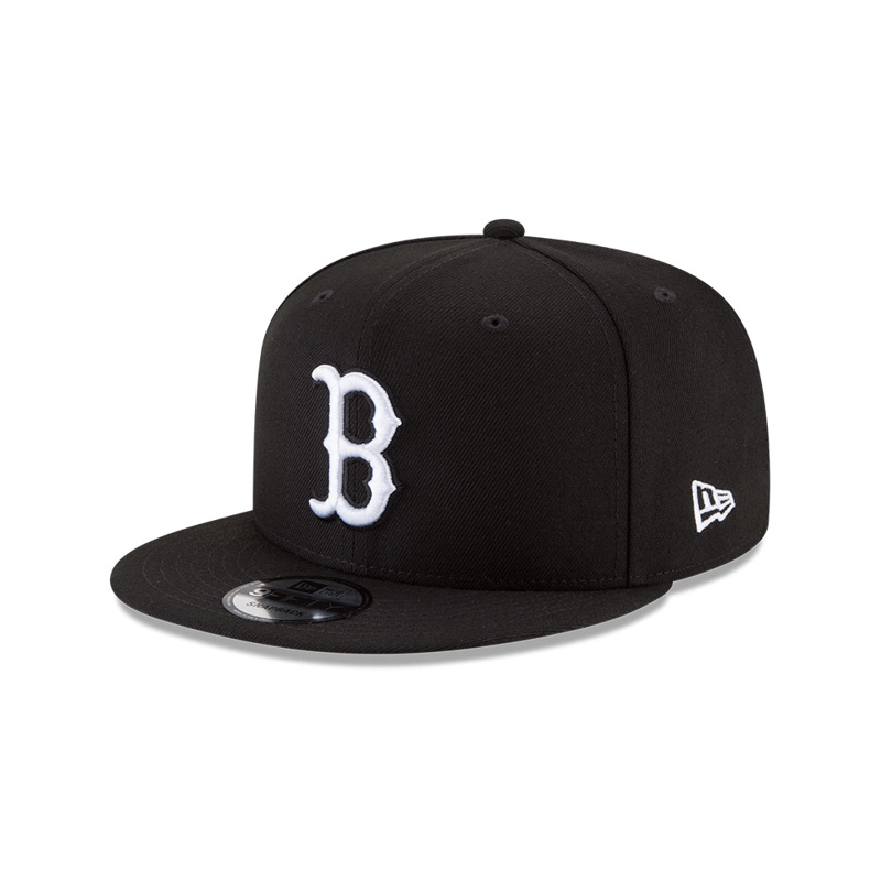 JOCKEY NEW ERA NEGRO BOSTON RED SOX MLB 9FIFTY BLACK - 1