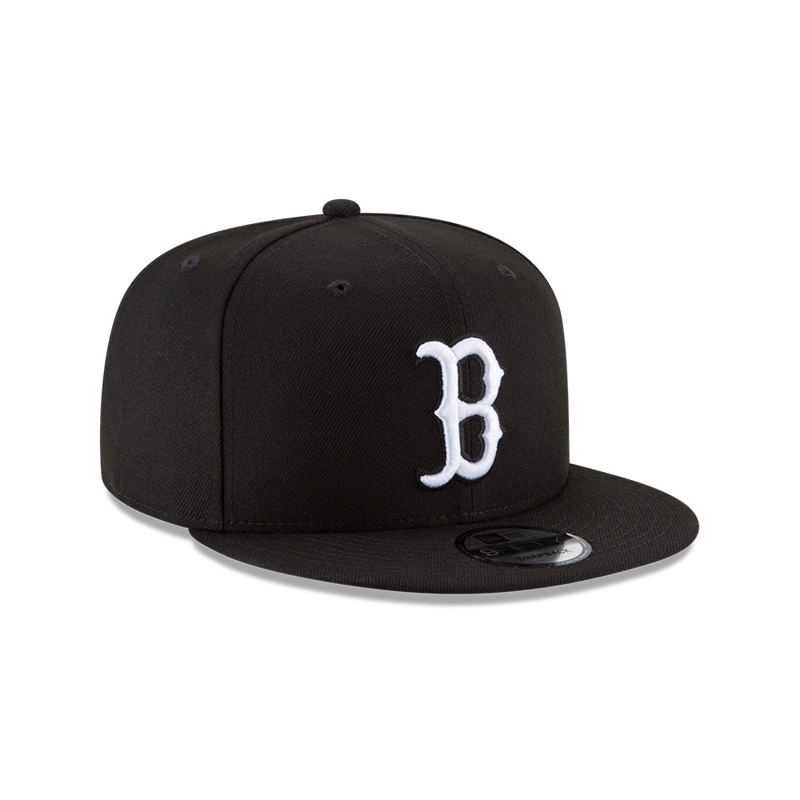 JOCKEY NEW ERA NEGRO BOSTON RED SOX MLB 9FIFTY BLACK - 2