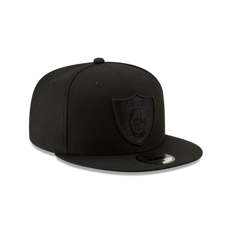 JOCKEY NEW ERA NEGRO LAS VEGAS RAIDERS NFL 9FIFTY BLACK - 2