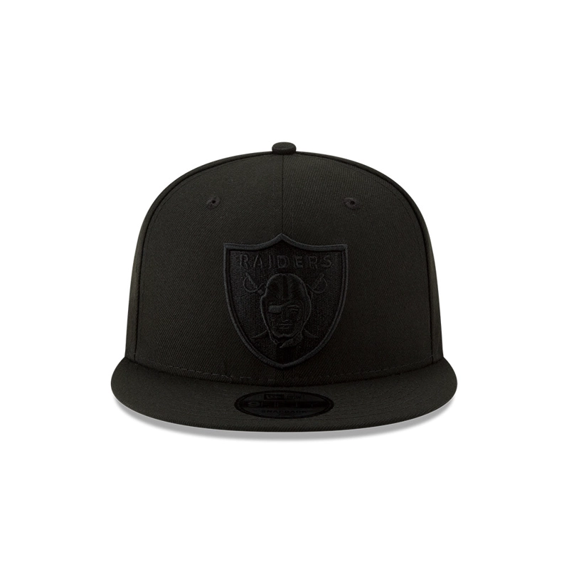 JOCKEY NEW ERA NEGRO LAS VEGAS RAIDERS NFL 9FIFTY BLACK - 3