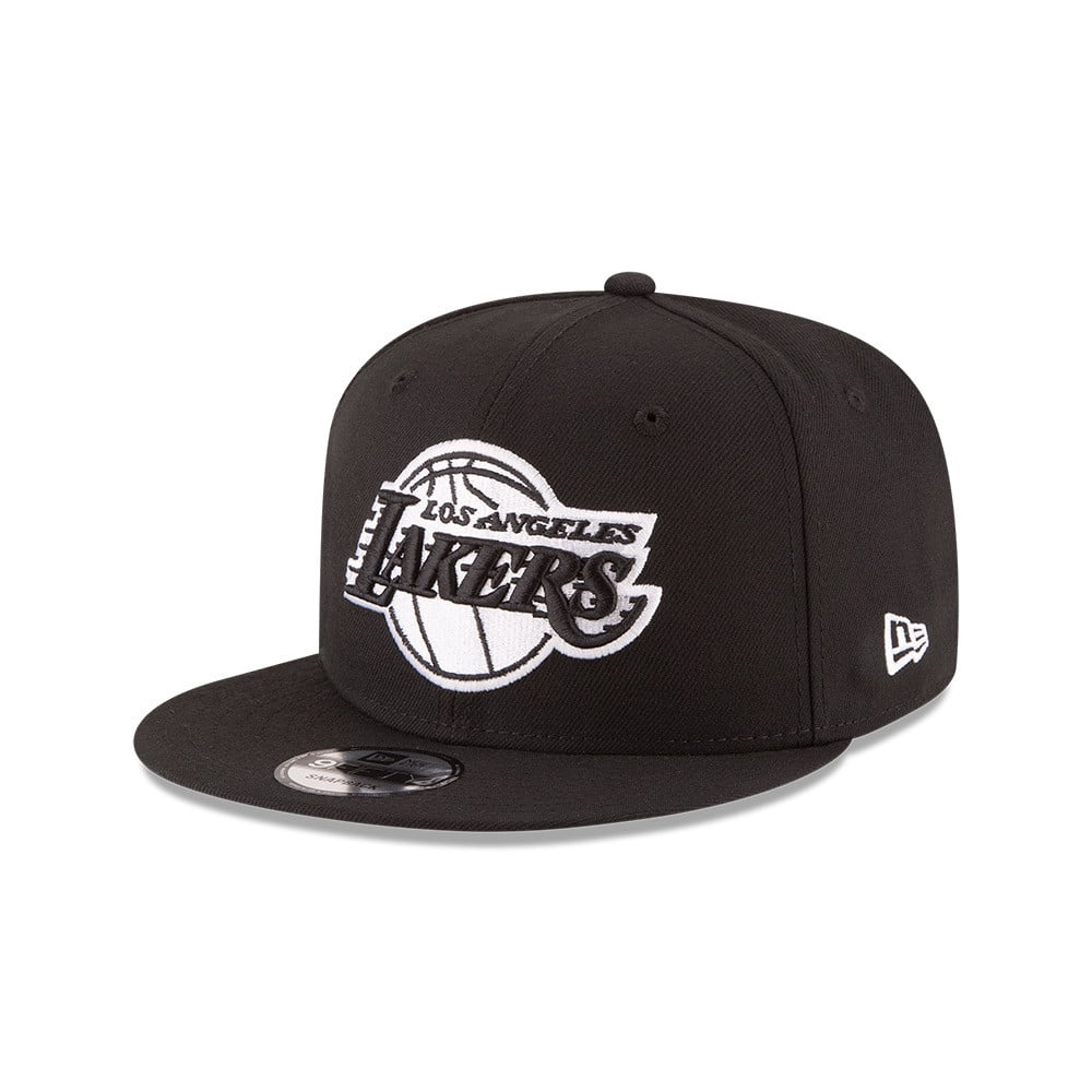 JOCKEY NEW ERA NEGRO LOS ANGELES LAKERS NBA 9FIFTY BLACK - 1