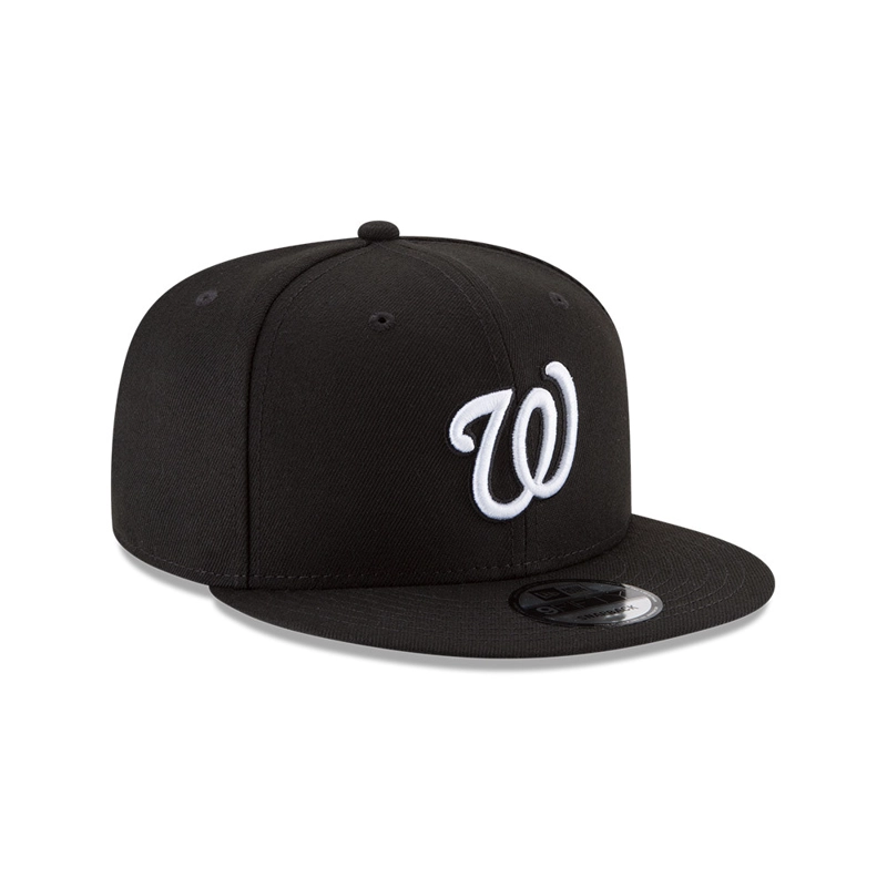 JOCKEY NEW ERA NEGRO WASHINGTON NATIONALS MLB 9FIFTY BLACK - 2