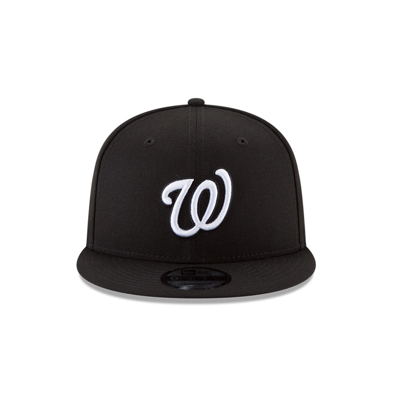 JOCKEY NEW ERA NEGRO WASHINGTON NATIONALS MLB 9FIFTY BLACK - 3